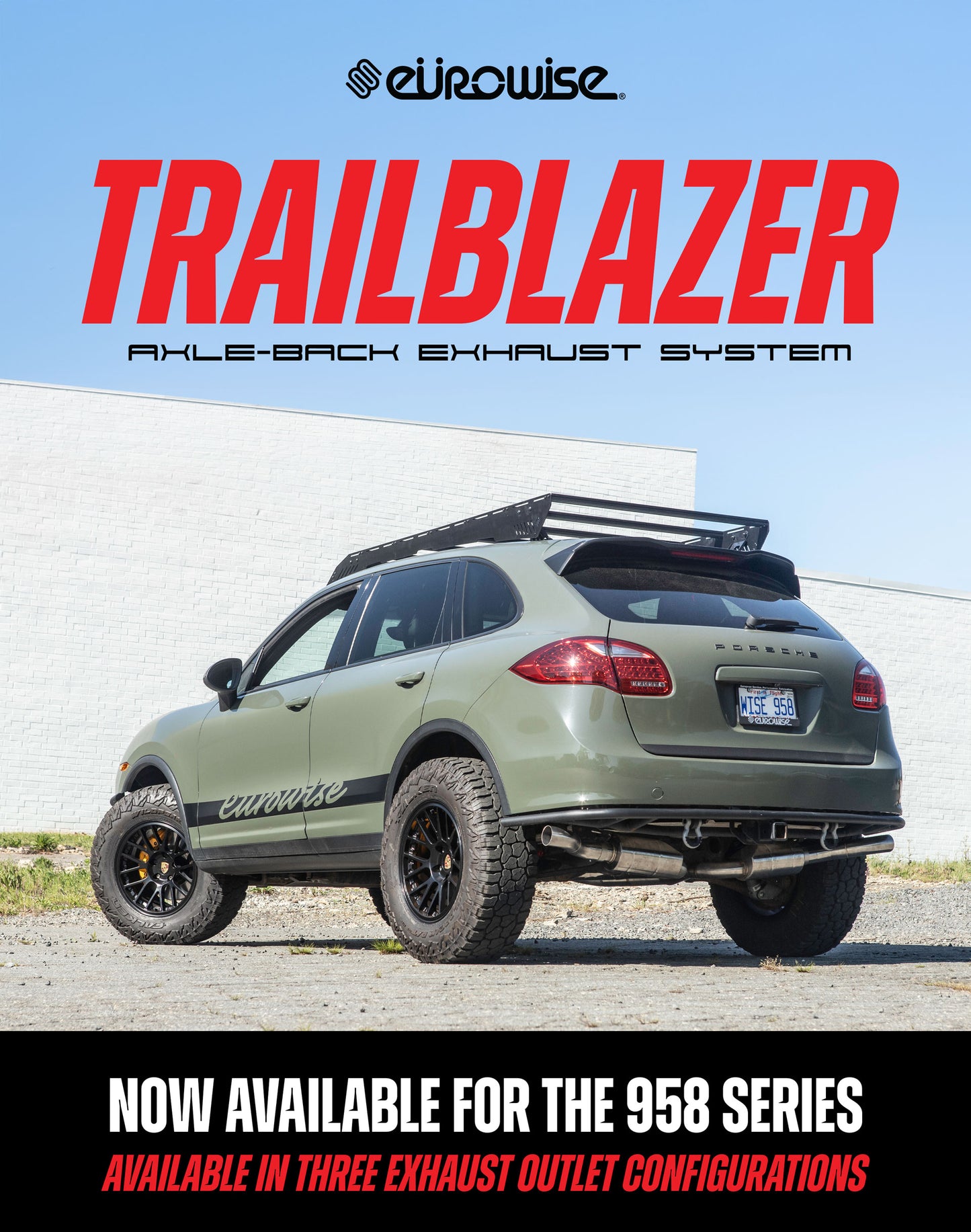GEN 2 - EUROWISE TRAIL BLAZER EXHAUST - CAYENNE (958) – Eurowise Performance
