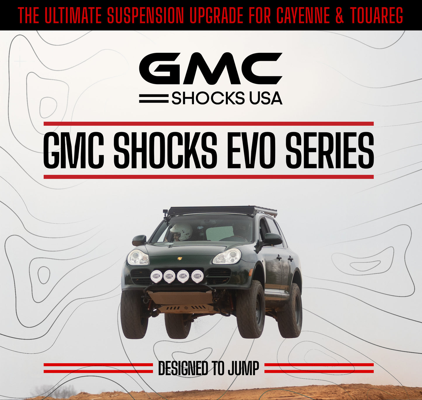 GEN 2 - GMC PERFORMANCE AIR SUSPENSION SHOCKS - CAYENNE/TOUAREG 958 (2011-2018)