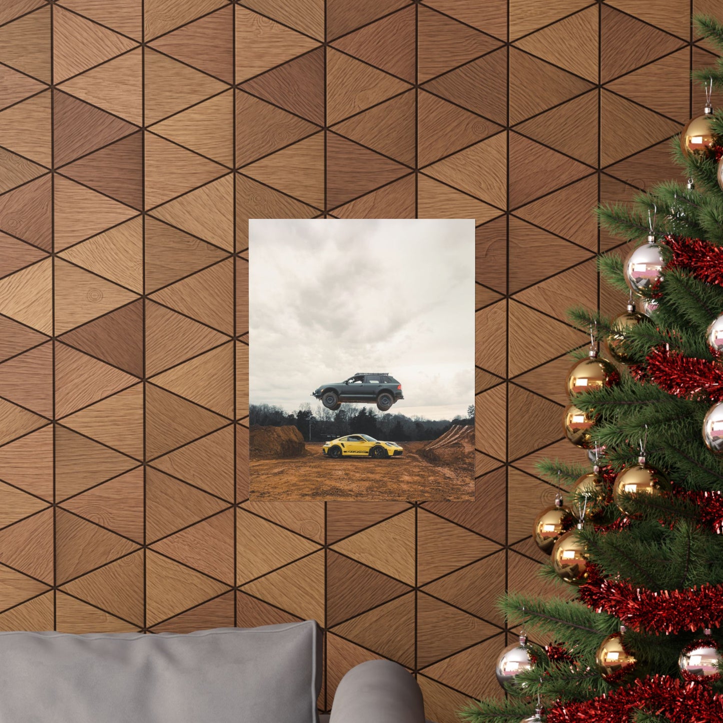 Dynamic Car Adventure Matte Vertical Poster - Perfect for Auto Enthusiasts
