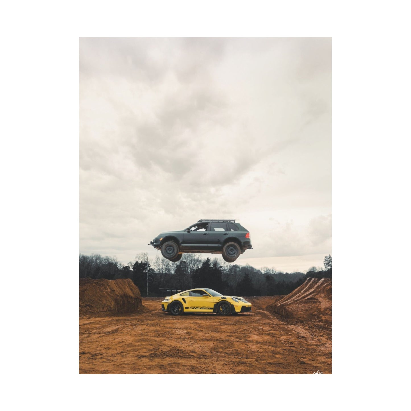 Dynamic Car Adventure Matte Vertical Poster - Perfect for Auto Enthusiasts