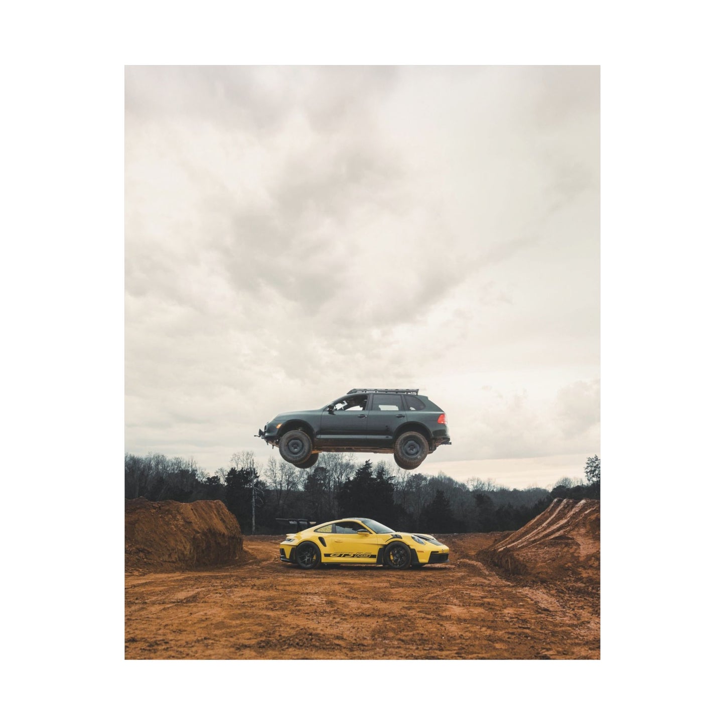 Dynamic Car Adventure Matte Vertical Poster - Perfect for Auto Enthusiasts