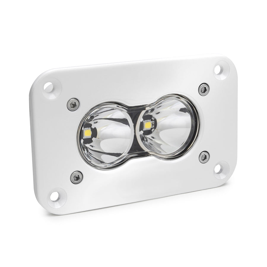 LED Work Light Flush Mount Clear Lens Driving Combo Pattern White S2 Pro Baja Designs