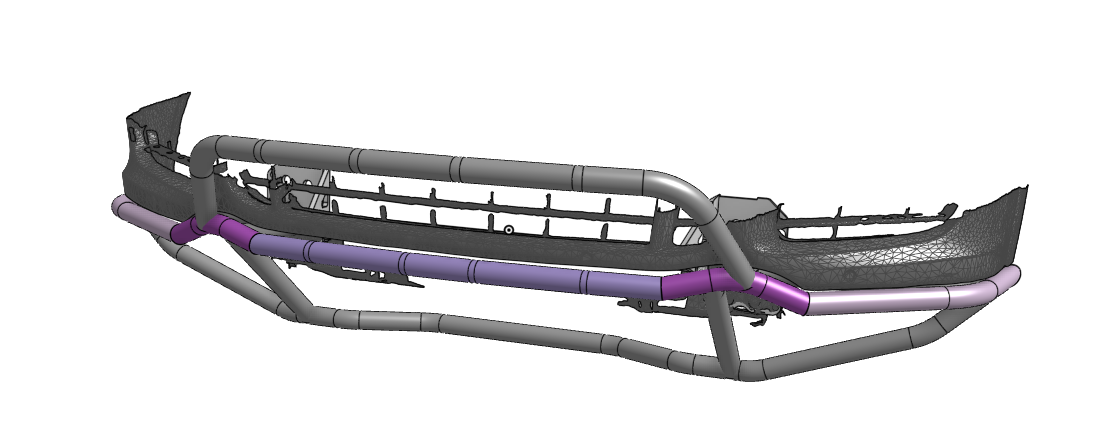 GEN 1 - V2 TUBULAR FRONT BUMPER 957 - CAYENNE (2008-2010)
