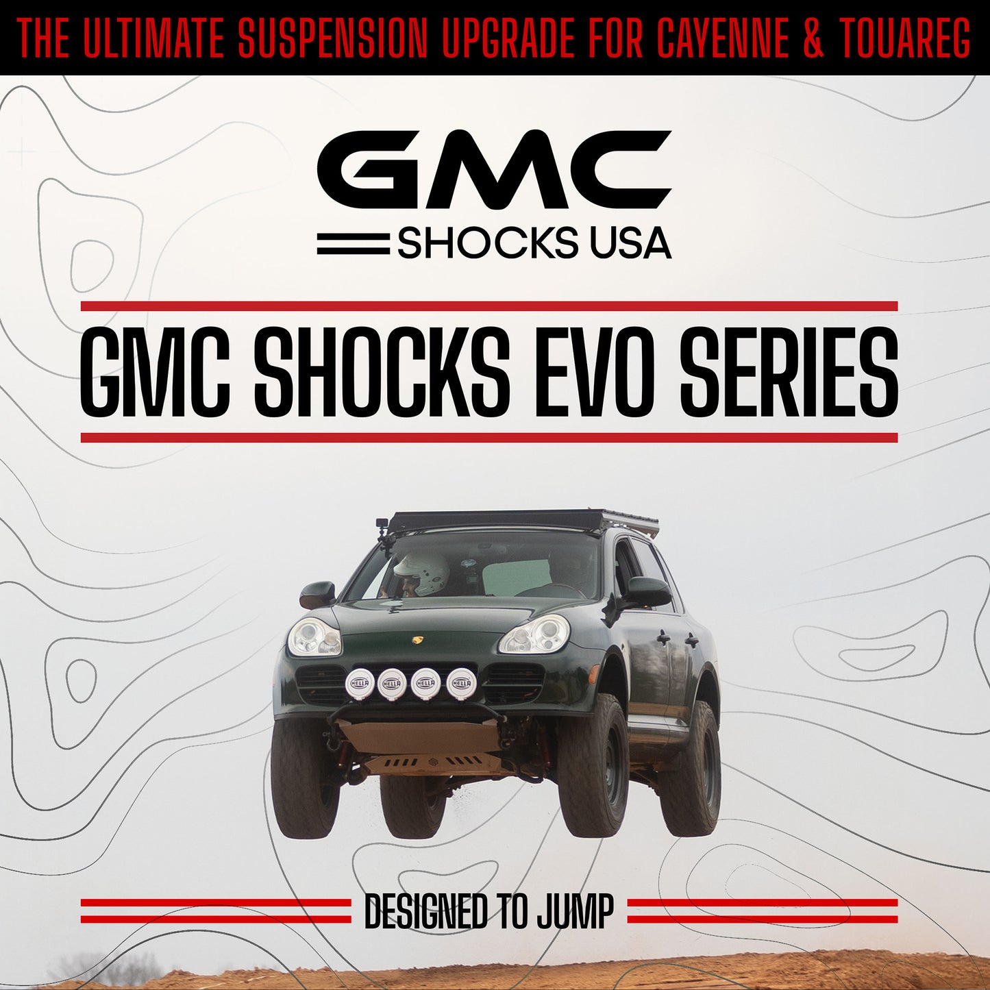 GEN 1 - GMC PERFORMANCE AIR SUSPENSION SHOCKS - CAYENNE/TOUAREG 955/957 (2002-2010)