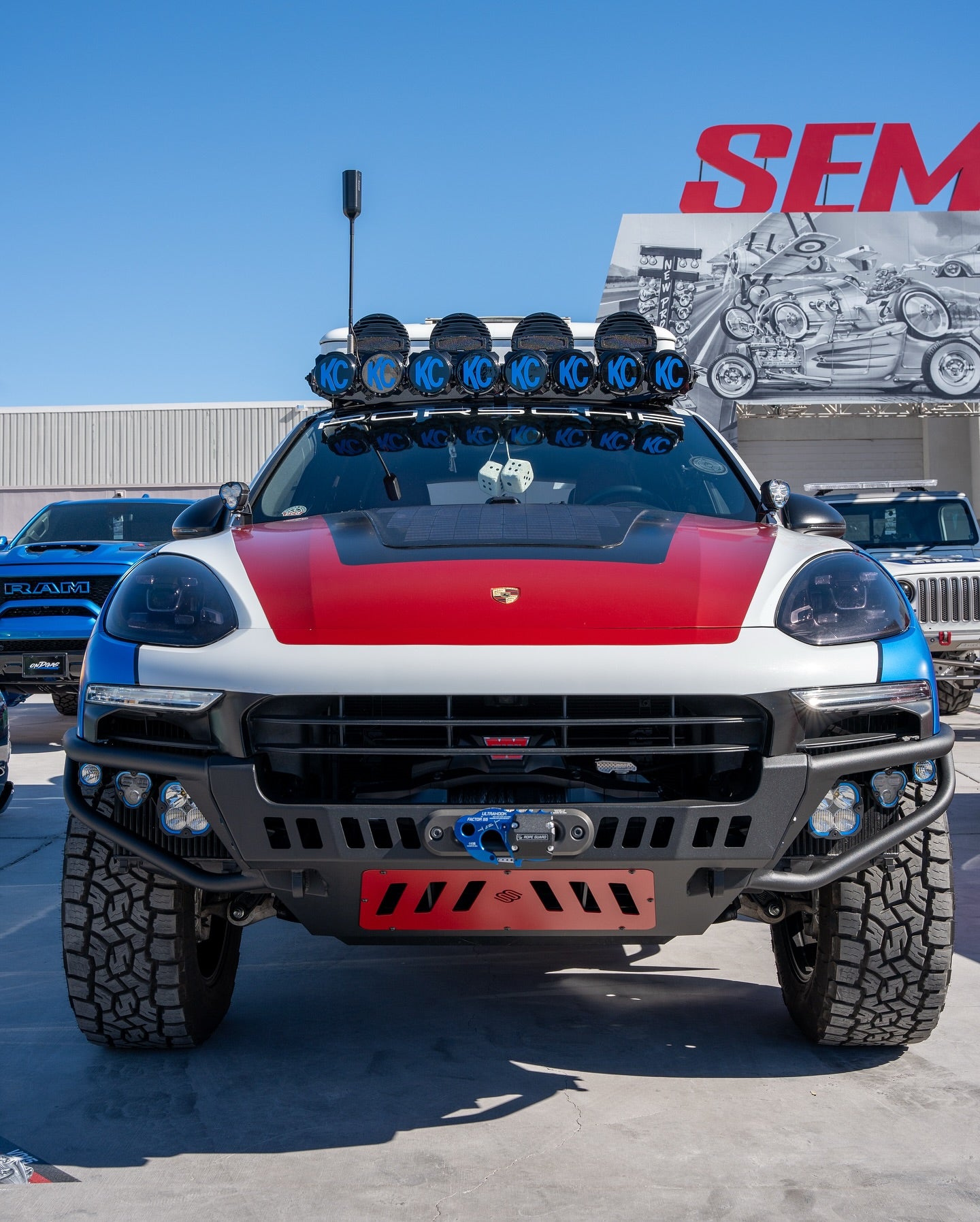 GEN 2 - BAJA FRONT BUMPER (HYBRID FULL BUMPER) - 958.2 CAYENNE (2015-2018)