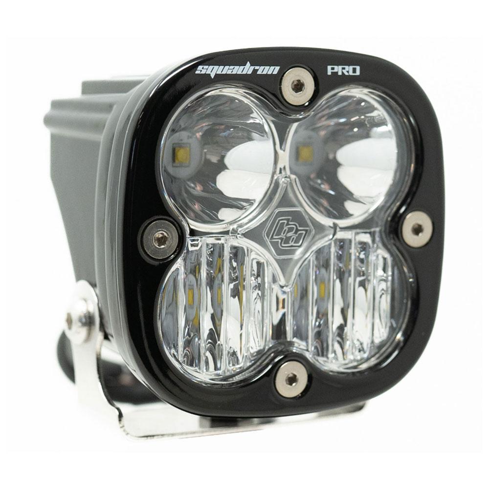LED Light Pod Black Clear Lens Spot Pattern Squadron Pro Baja Designs