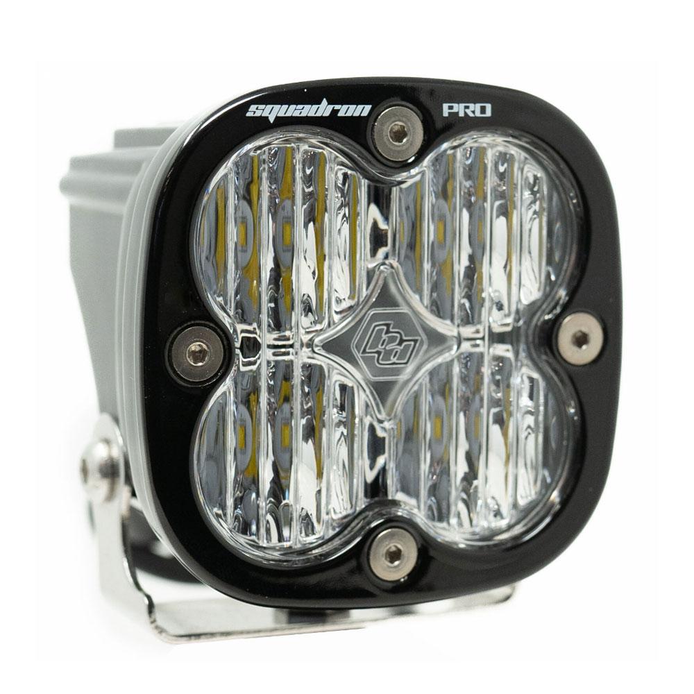 LED Light Pod Black Clear Lens Spot Pattern Squadron Pro Baja Designs