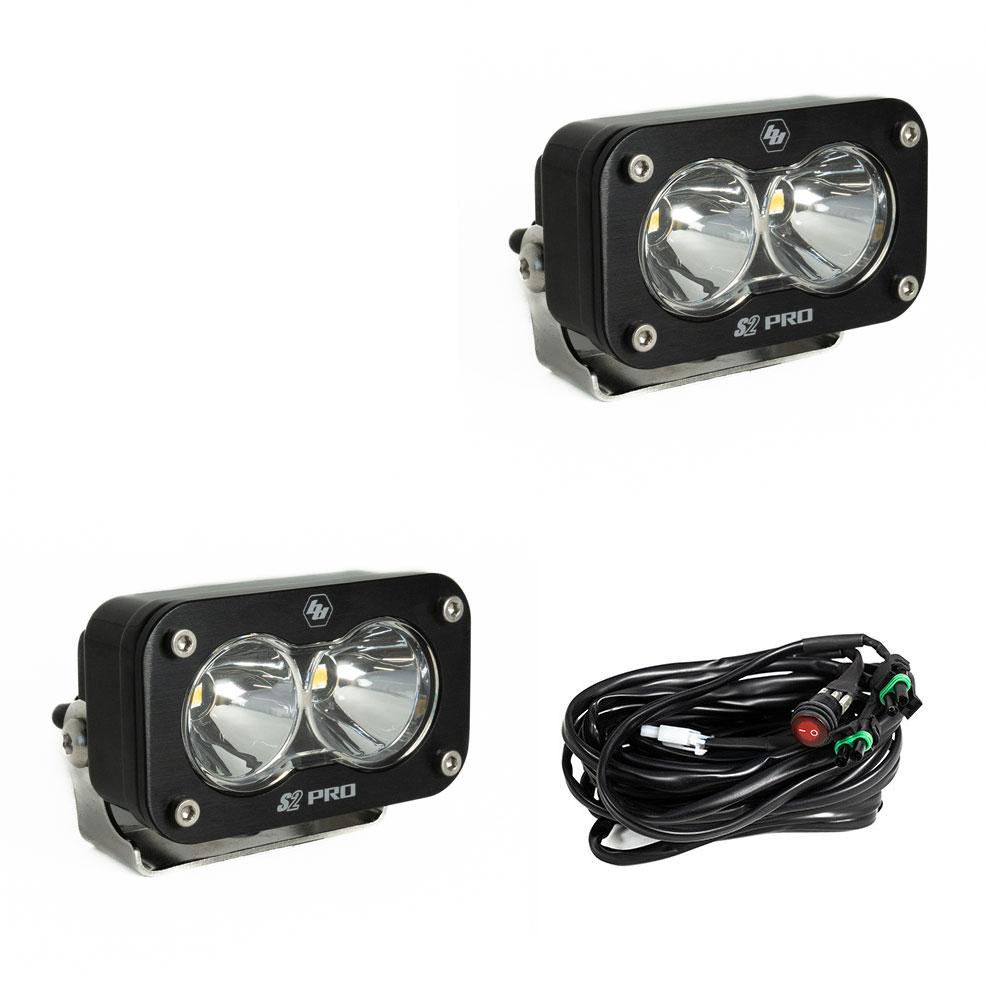 S2 Pro Pair Driving/Combo LED Baja Amber Baja Designs