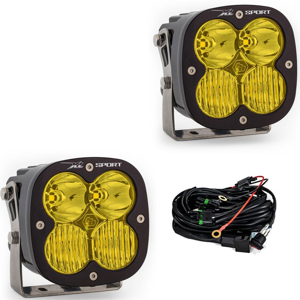 LED Light Pods High Speed Spot Pattern Pair XL Sport Series Baja Designs