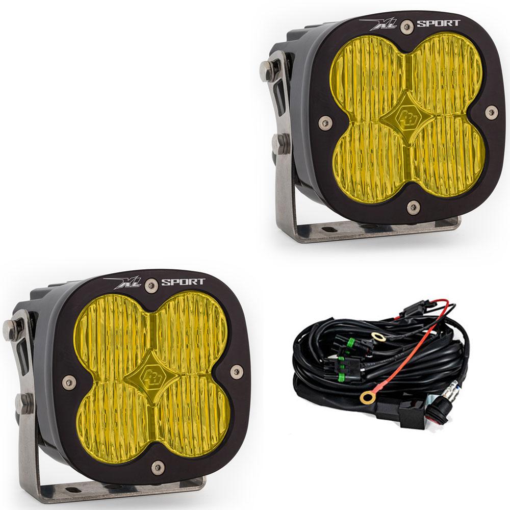 LED Light Pods High Speed Spot Pattern Pair XL Sport Series Baja Designs