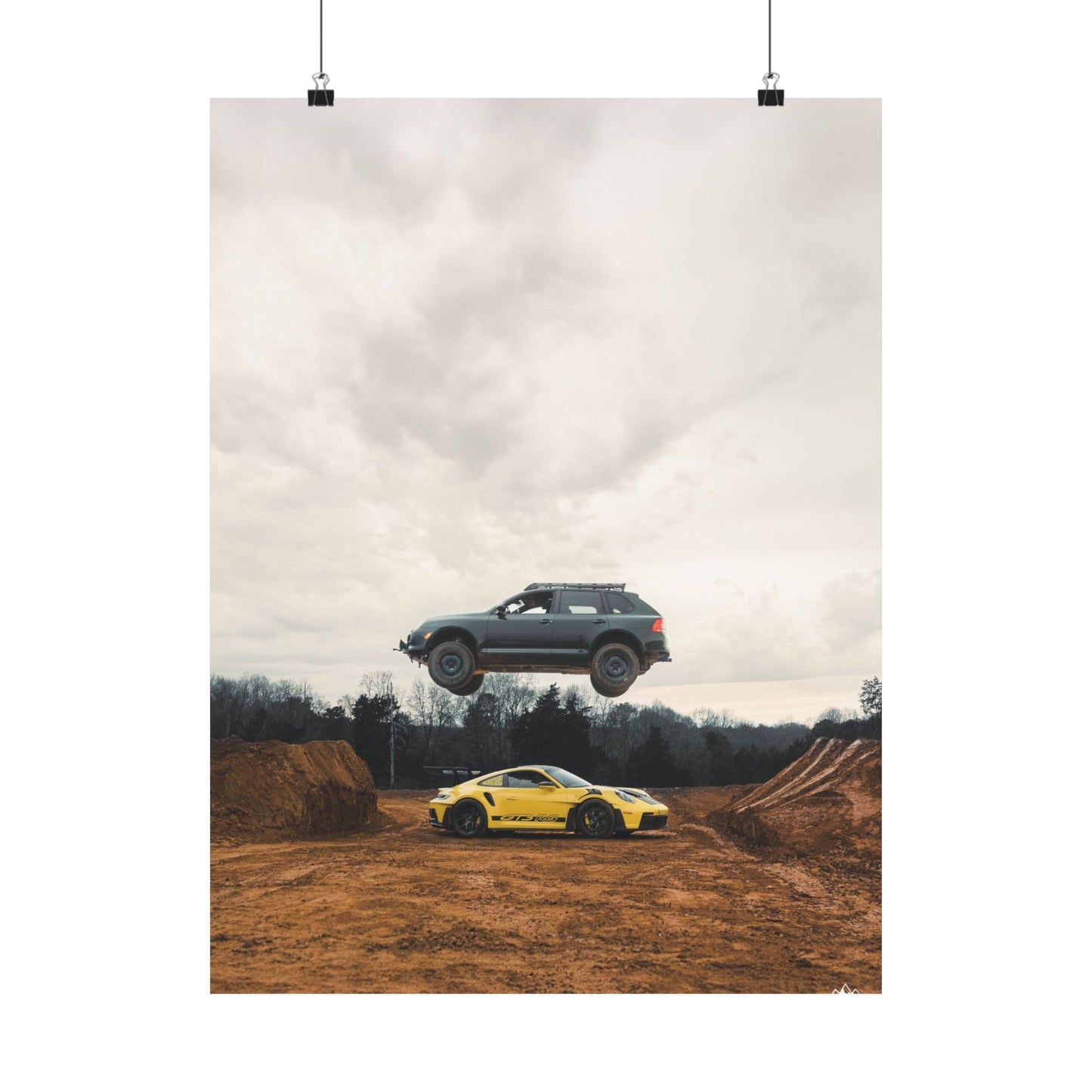 Dynamic Car Adventure Matte Vertical Poster - Perfect for Auto Enthusiasts