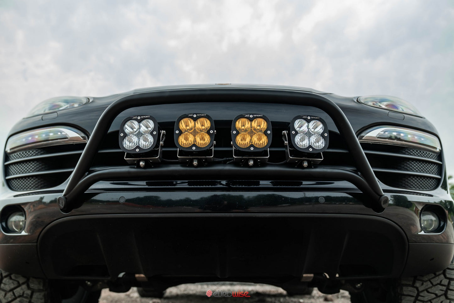 GEN 1 & 2 - BULL LIGHT BAR (PARKING SENSOR COMPATIBLE/BOLT ON) - CAYENNE/TOUAREG