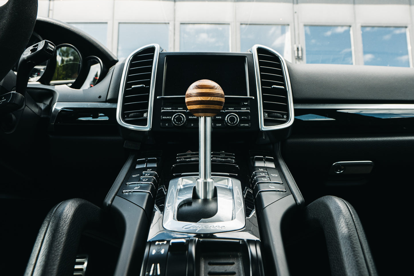 WOOD SHIFT KNOB - 958 CAYENNE (2011-2018)