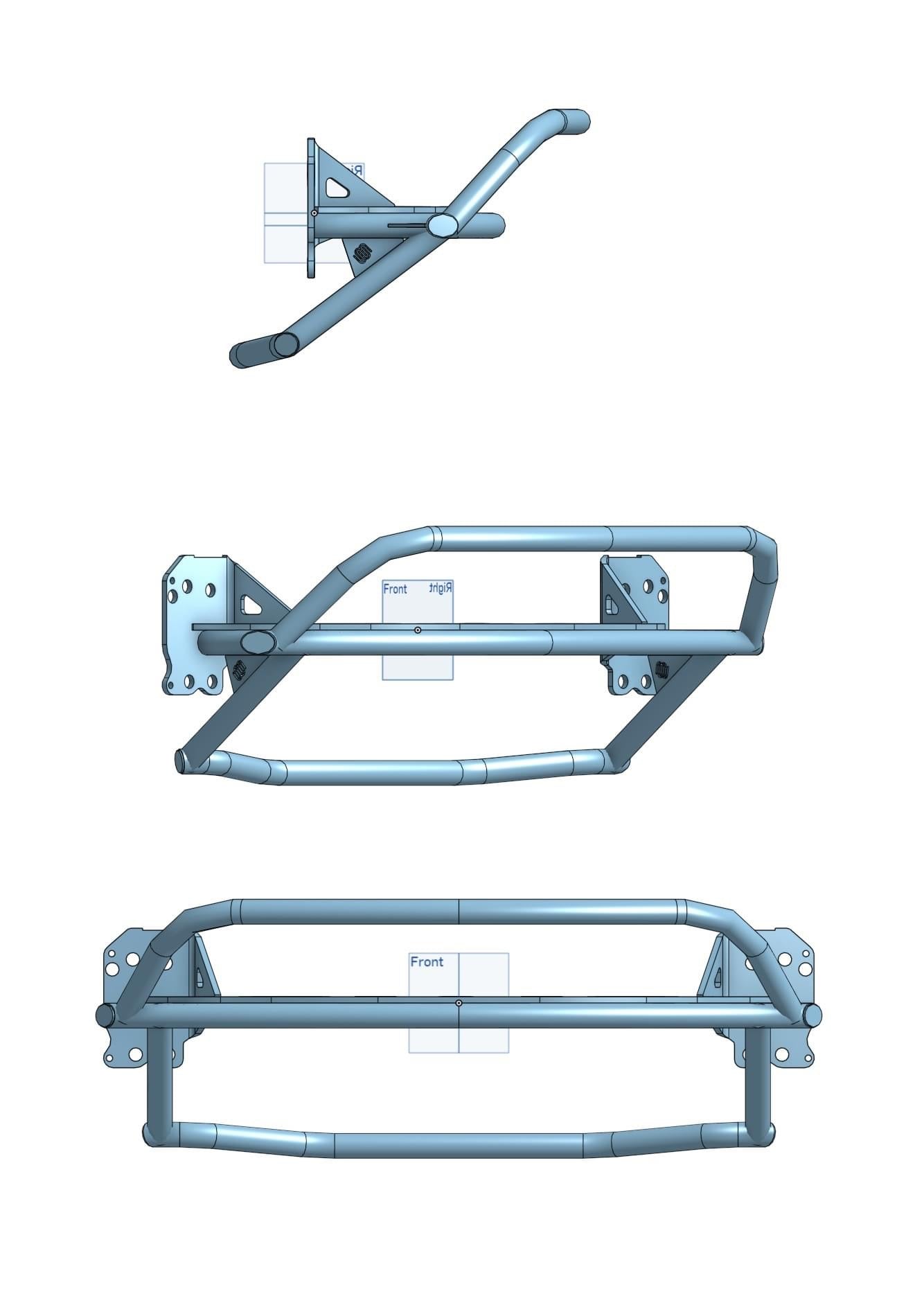 GEN 1 - COUPE BUMPER (WINCH) - CAYENNE/TOUAREG