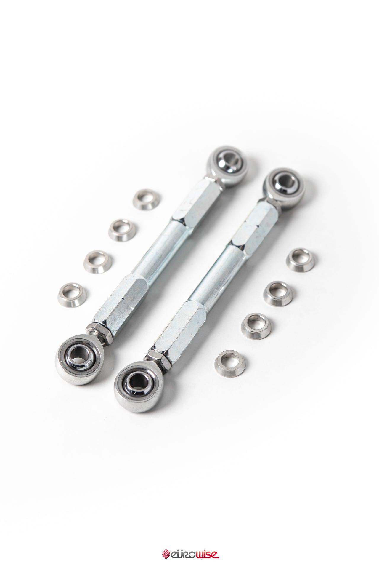 TRQ Front Sway Bar Link Set For 2007-2015 Audi Q7, 2003-2018 Porsche Cayenne, 2004-2017 VW Touareg – 2 Piece Kit