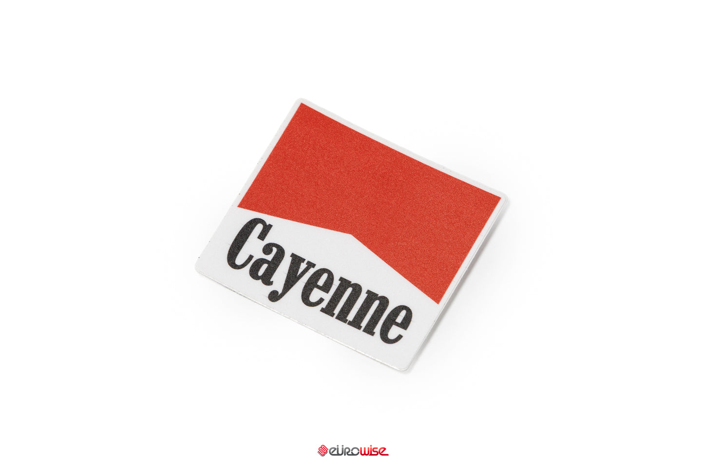 Cayenne Sticker Red