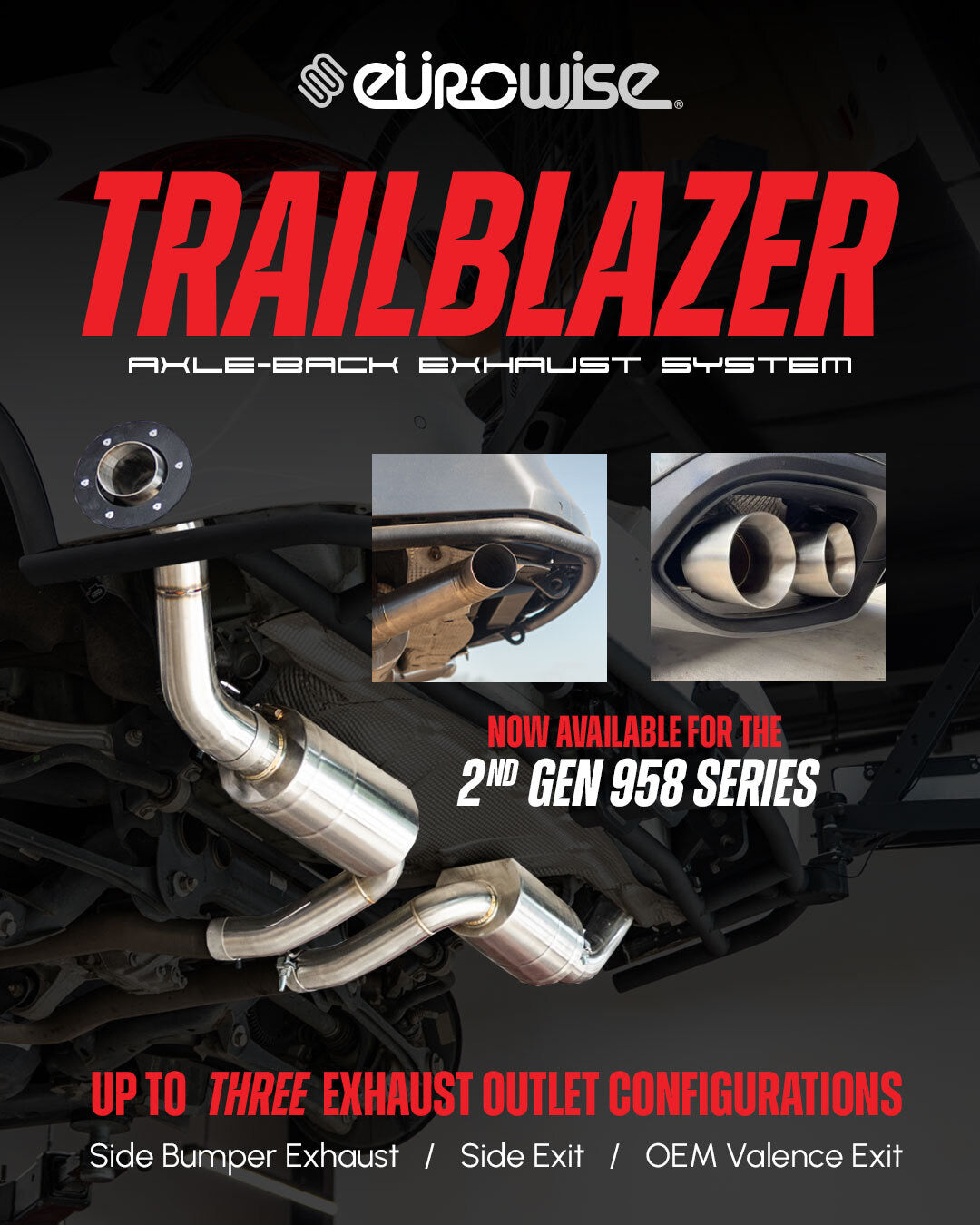 GEN 2 - EUROWISE TRAIL BLAZER EXHAUST - CAYENNE (958) – Eurowise Performance