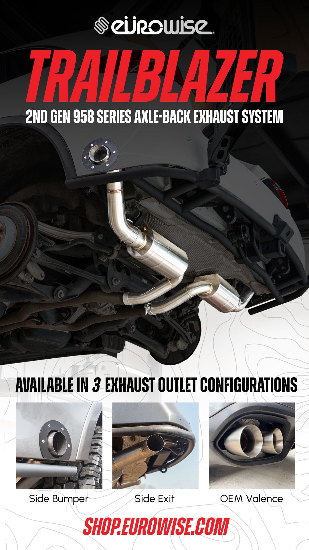 GEN 2 - EUROWISE TRAIL BLAZER EXHAUST - CAYENNE (958) – Eurowise Performance