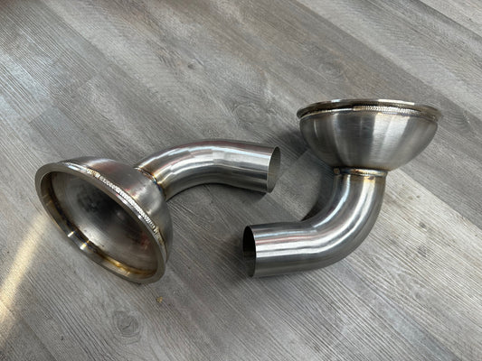 DIY BUILDER GT3 EXHAUST FLANGE (STAINLESS) - 992