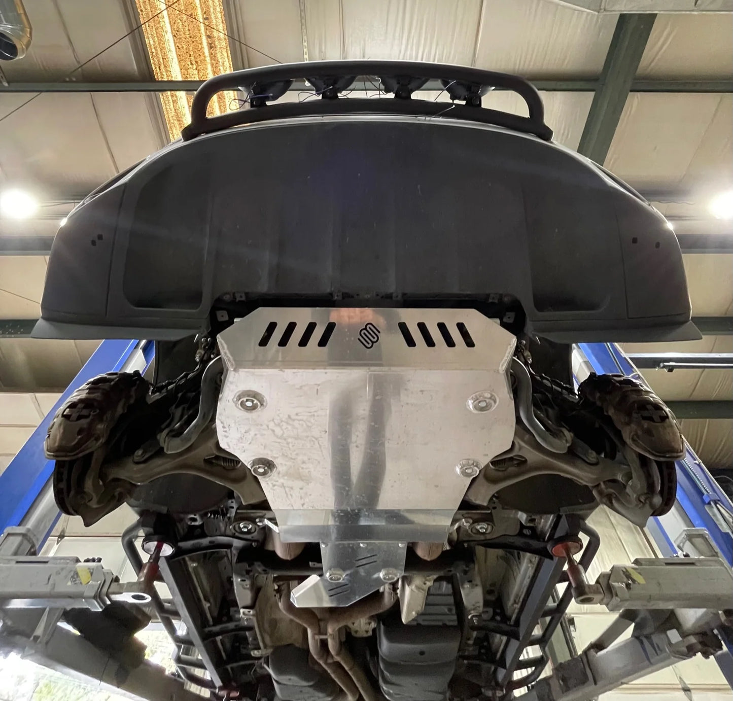 GEN 1 & 2 - ALUMINUM FRONT SKID PLATE - CAYENNE/TOUAREG/Q7 (2002-2017)
