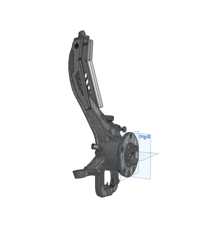 GEN 1 - SPINDLE WELD IN REINFORCEMENT PLATE - CAYENNE/TOUAREG