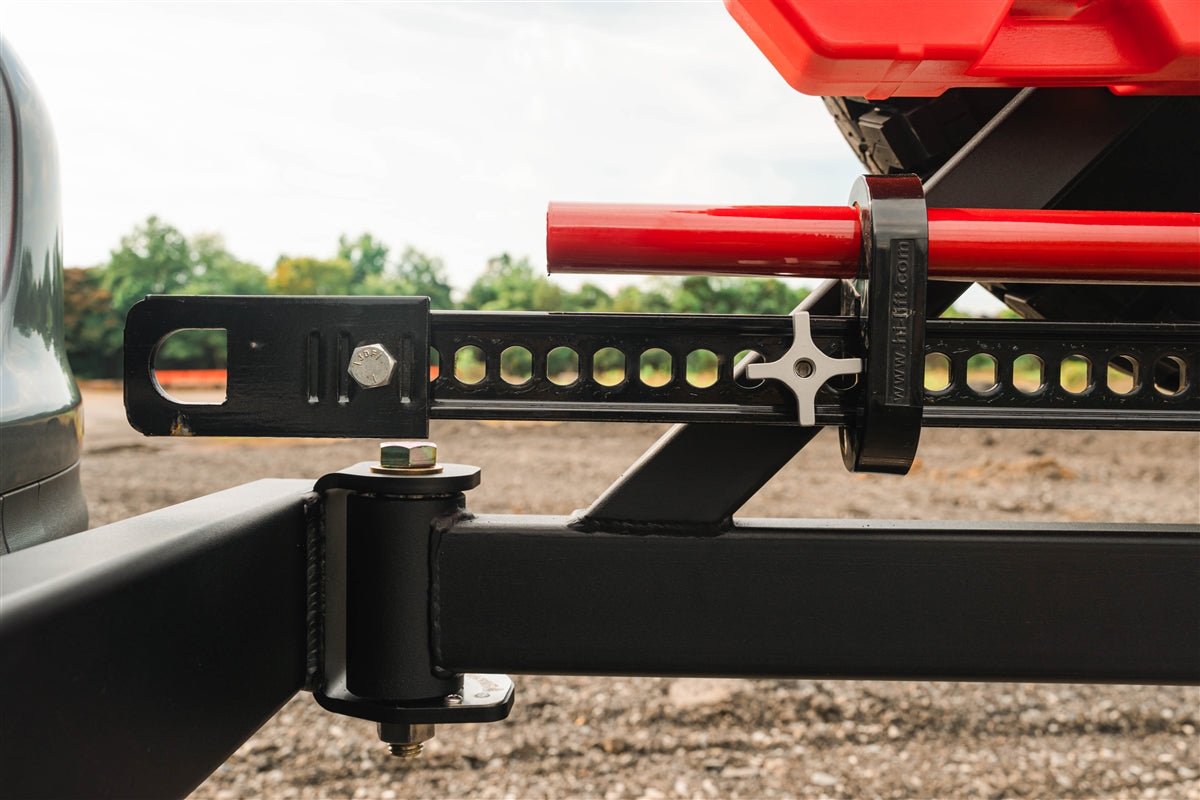 Hitch Mounted Spare Tire Swing Out Carrier