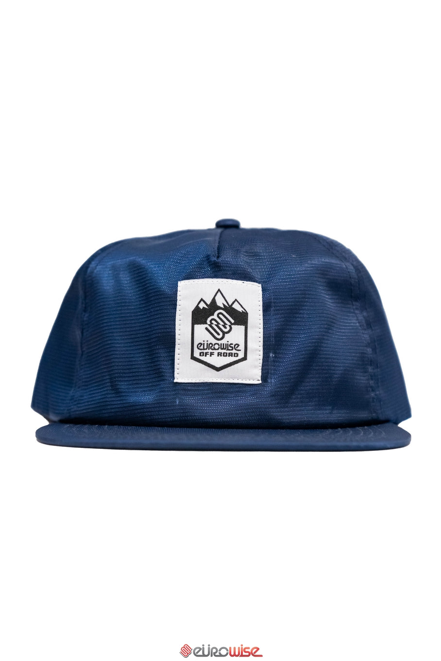 Navy 5 Panel Nylon Hat