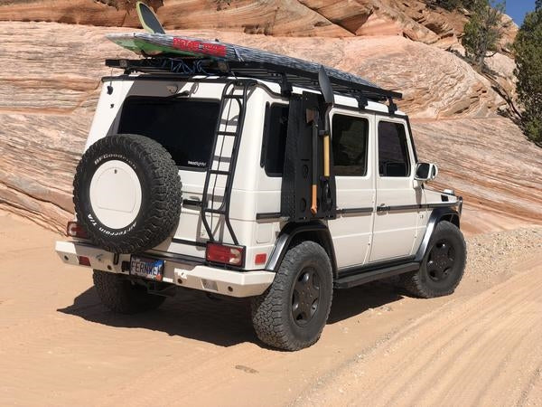 ROOF LADDER MERCEDES W463 G-Class ( NO DRILLING )