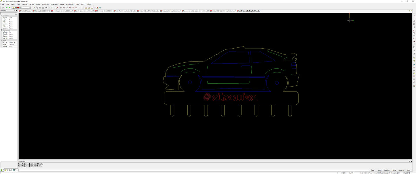 KEY RACK CORRADO (INSTANT DOWNLOAD)