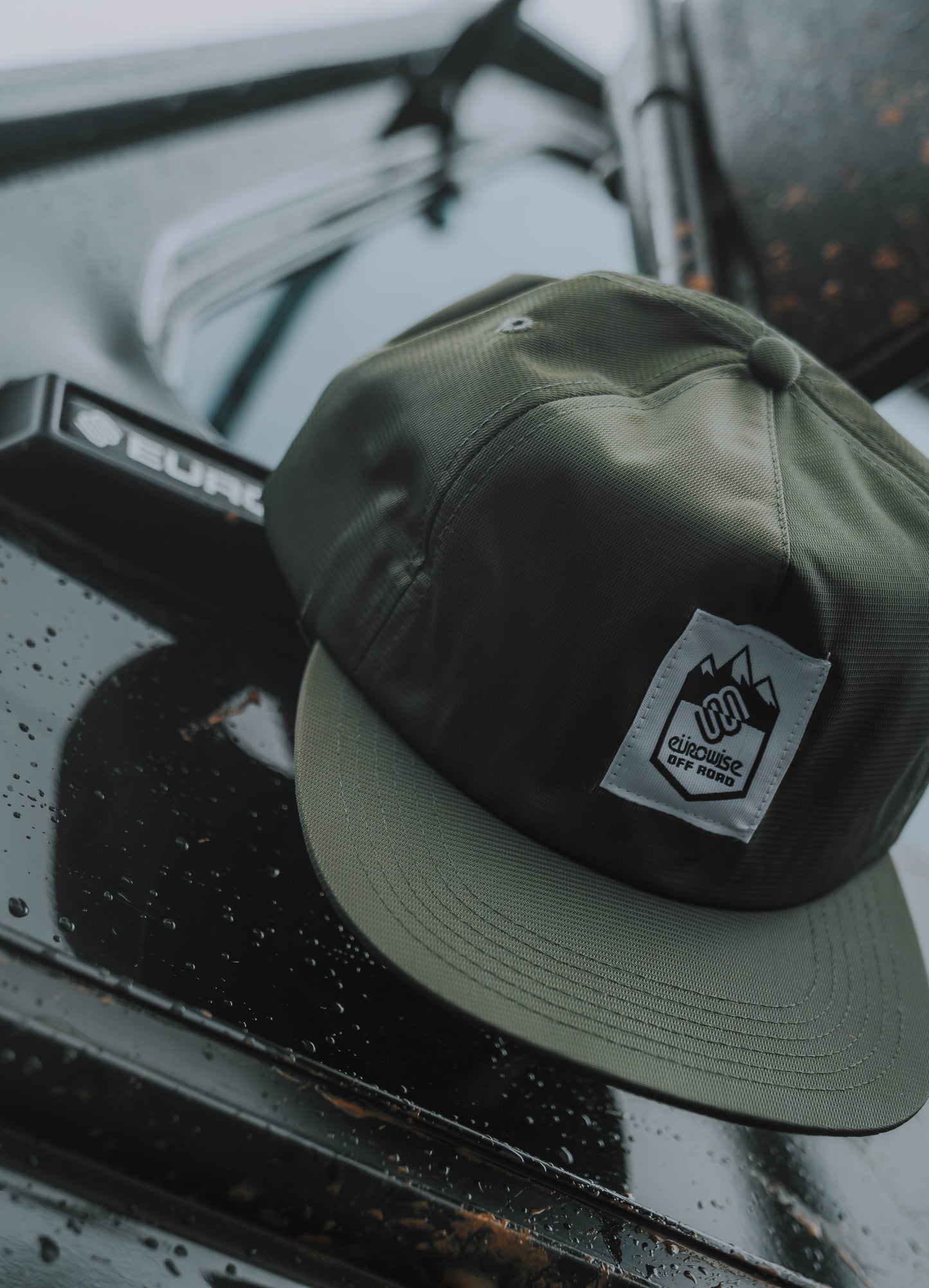 EUROWISE OFFROAD 5 PANEL NYLON HAT - BLACK