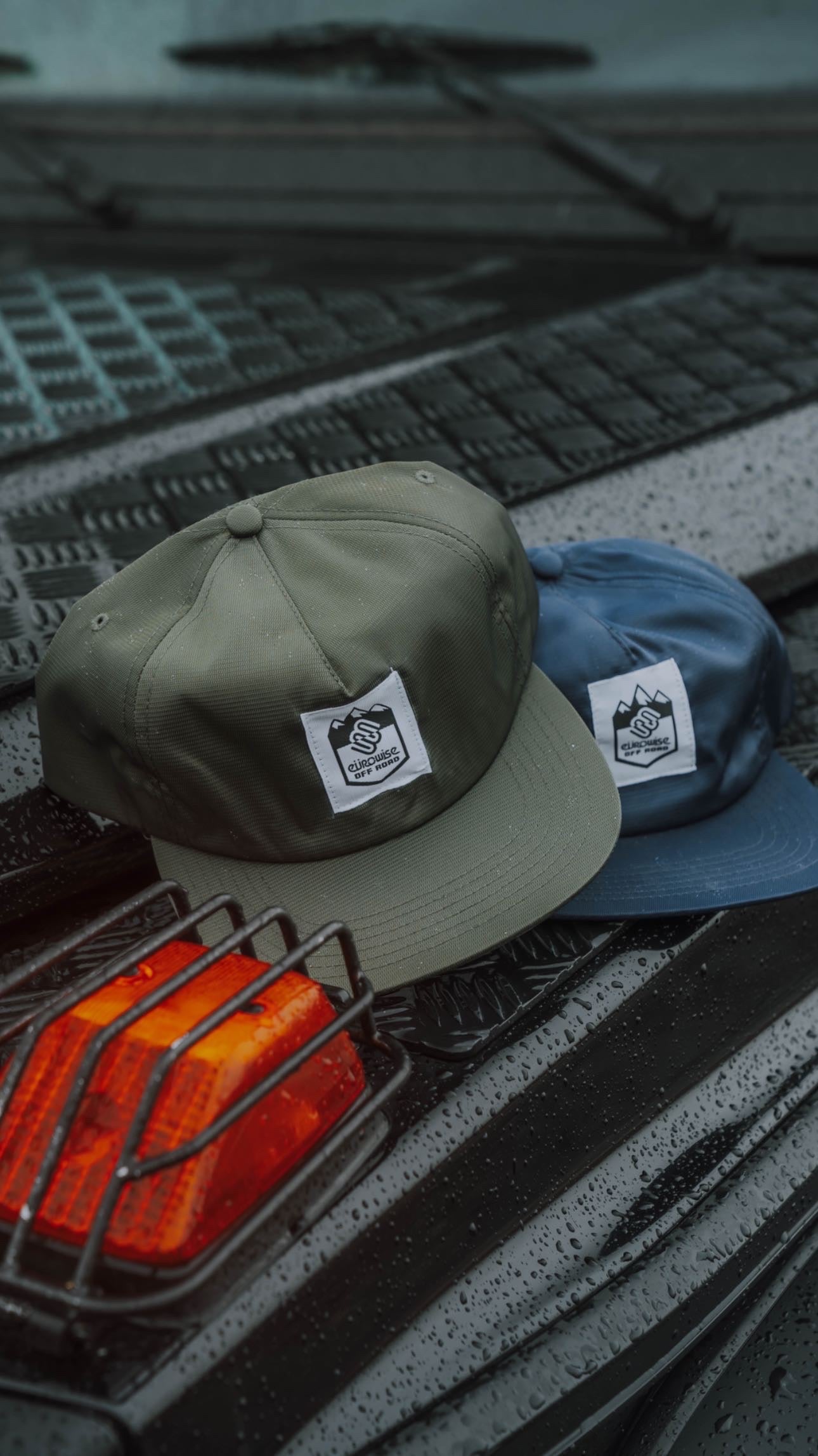 EUROWISE OFFROAD 5 PANEL NYLON HAT - NAVY
