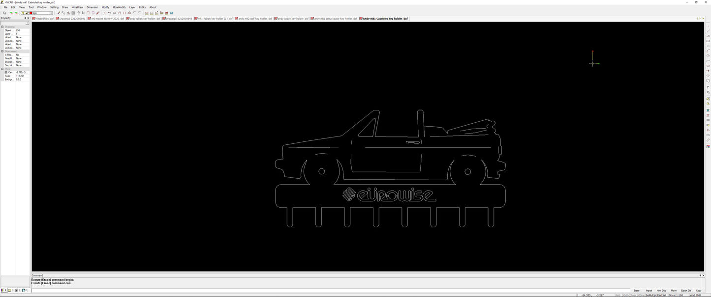 KEY RACK MK1 CABRIOLET (INSTANT DOWNLOAD)