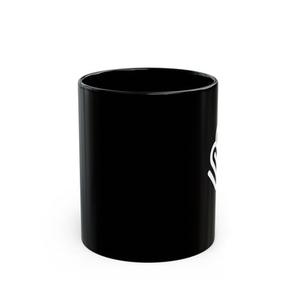 Eurowise White Logo - Black Mug