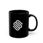 Eurowise White Logo - Black Mug