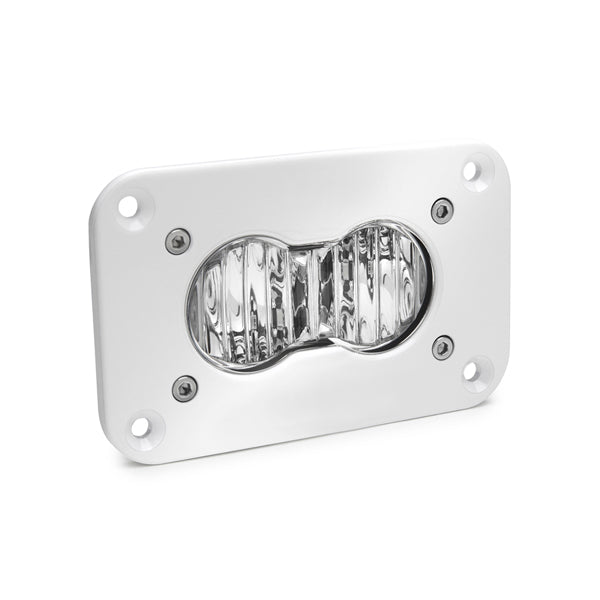 LED Work Light Flush Mount Clear Lens Driving Combo Pattern White S2 Pro Baja Designs