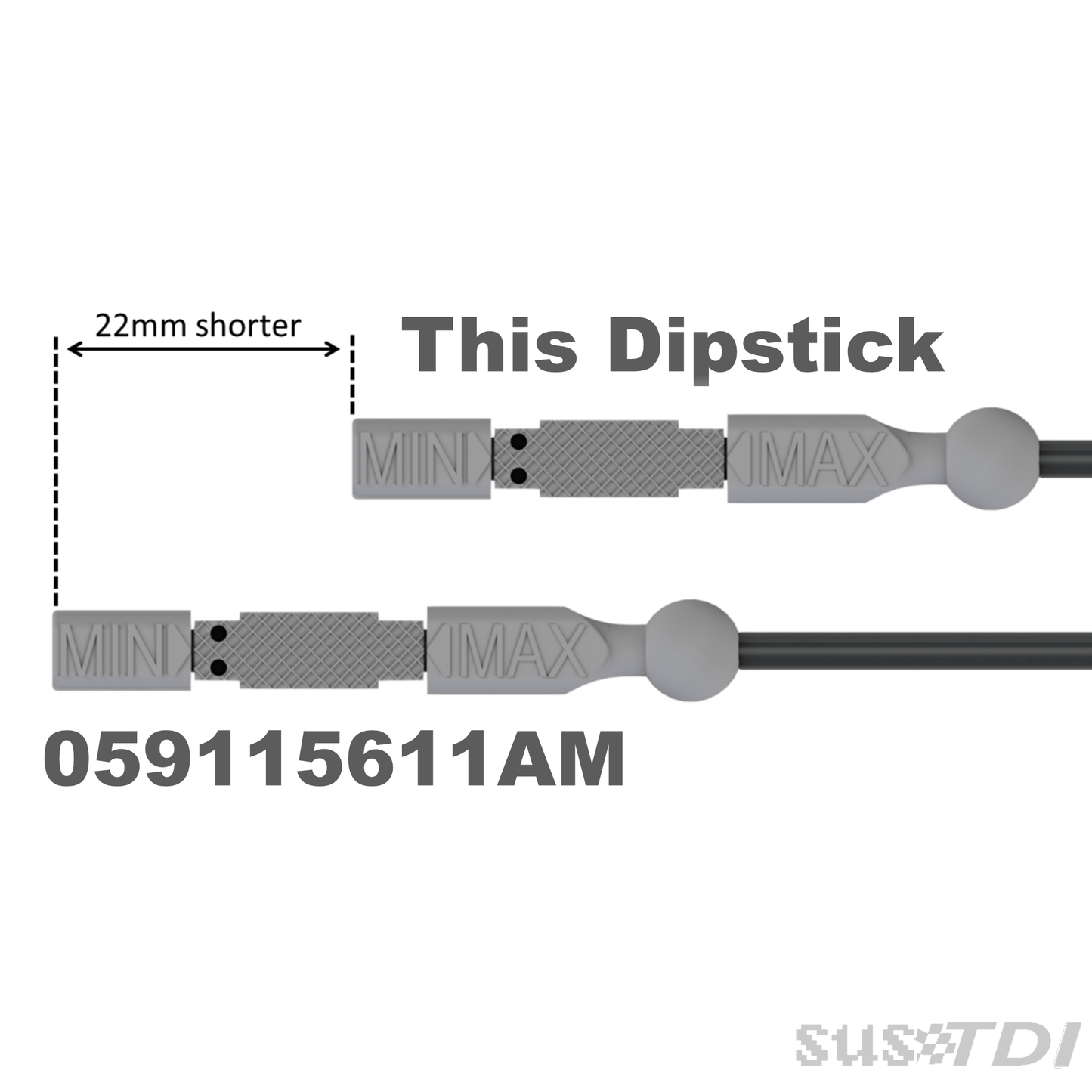 GEN2 OIL DIPSTICK MACAN Q5 A6 A7 A8 (3.0 TDI GEN2 2013+)