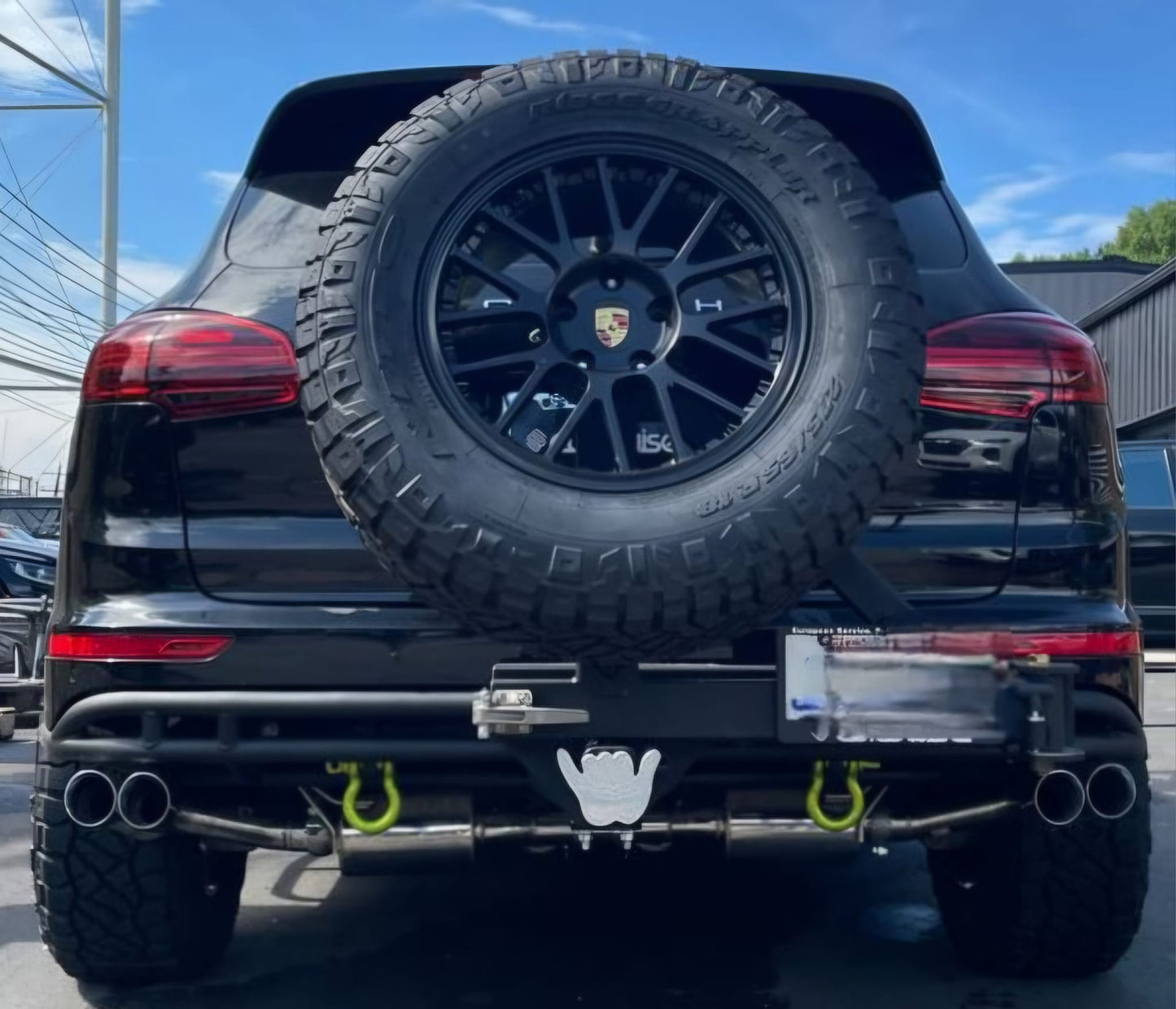 OFFROAD REAR BUMPER - 958.2 CAYENNE (2016-2018)