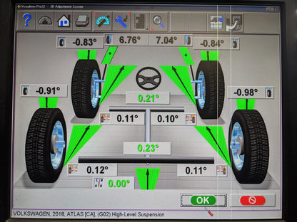 VW Atlas Cross Sport Camber Correcting Lift Kit