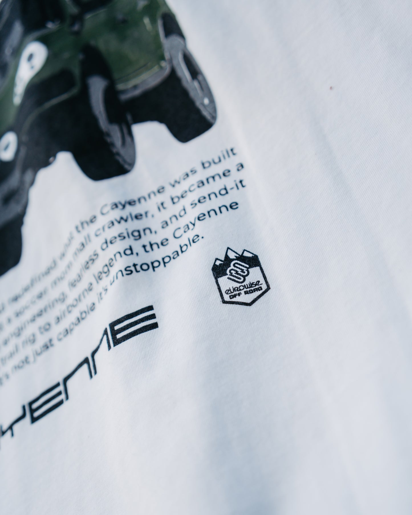 "Wise Air" Cayenne Jump T-Shirt ( White )