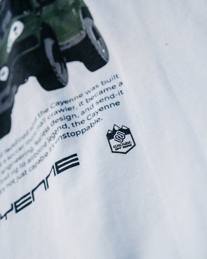 "Wise Air" Cayenne Jump T-Shirt ( White )