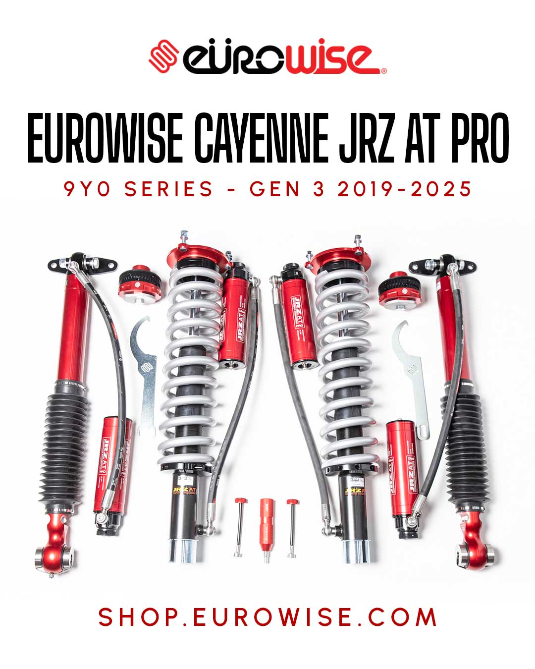 GEN 3 - JRZ EUROWISE COILOVERS - CAYENNE/Q7 (9Y0-E3)