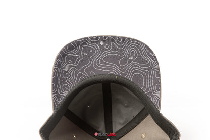EUROWISE TOPO SNAP BACK HAT - SLATE GREY