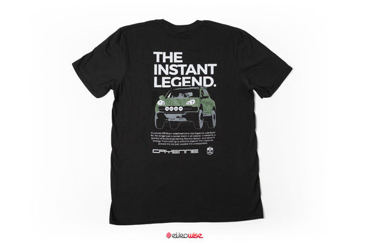 "Wise Air" Cayenne Jump T-Shirt ( Black )