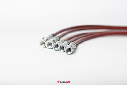 STAINLESS BRAIDED EXTENDED BRAKE LINES - G WAGEN - W463