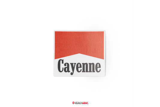 Cayenne Sticker Red