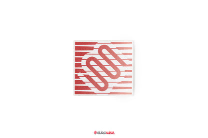 Eurowise Icon Sticker Red & White