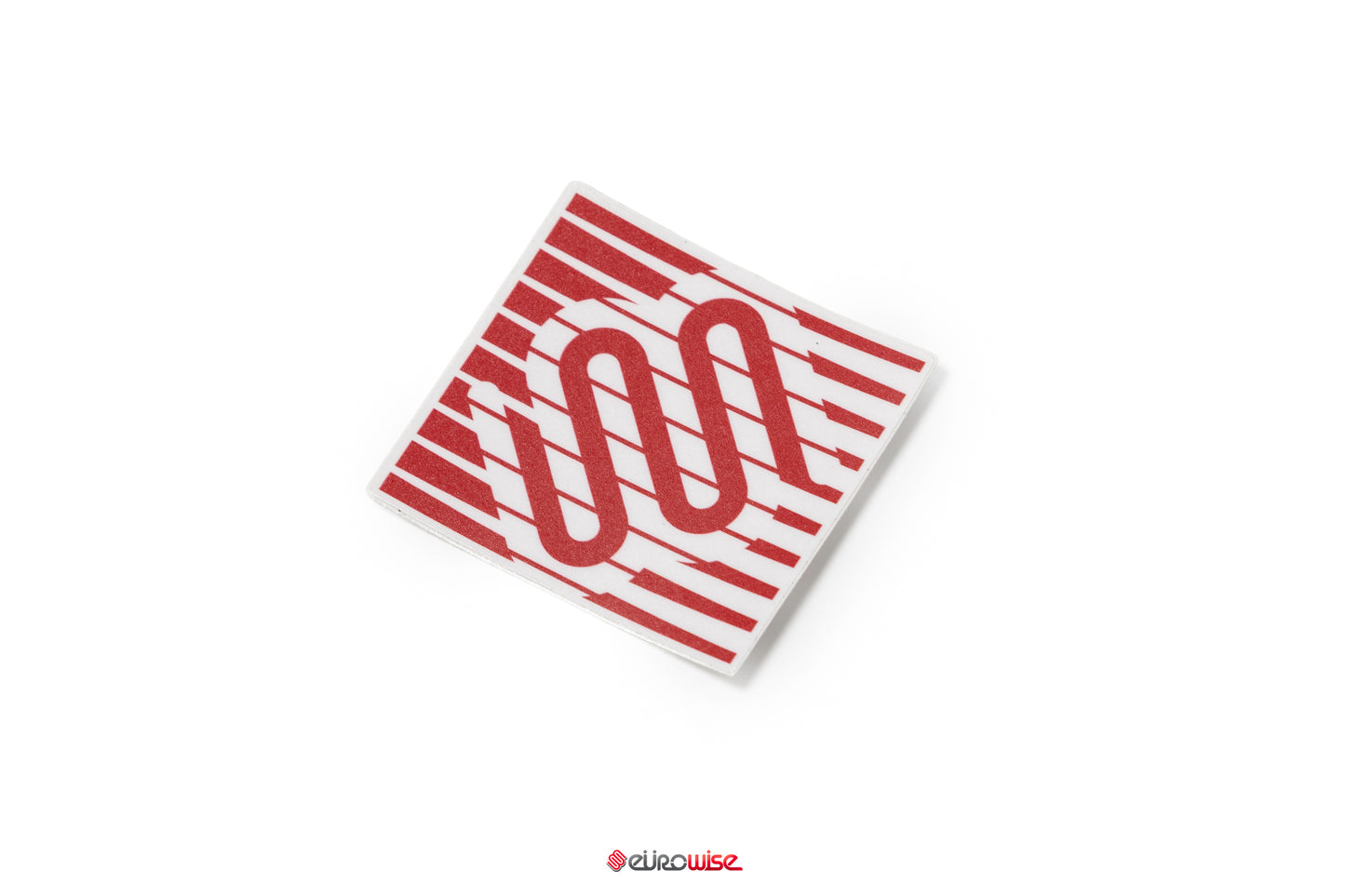 Eurowise Icon Sticker Red & White