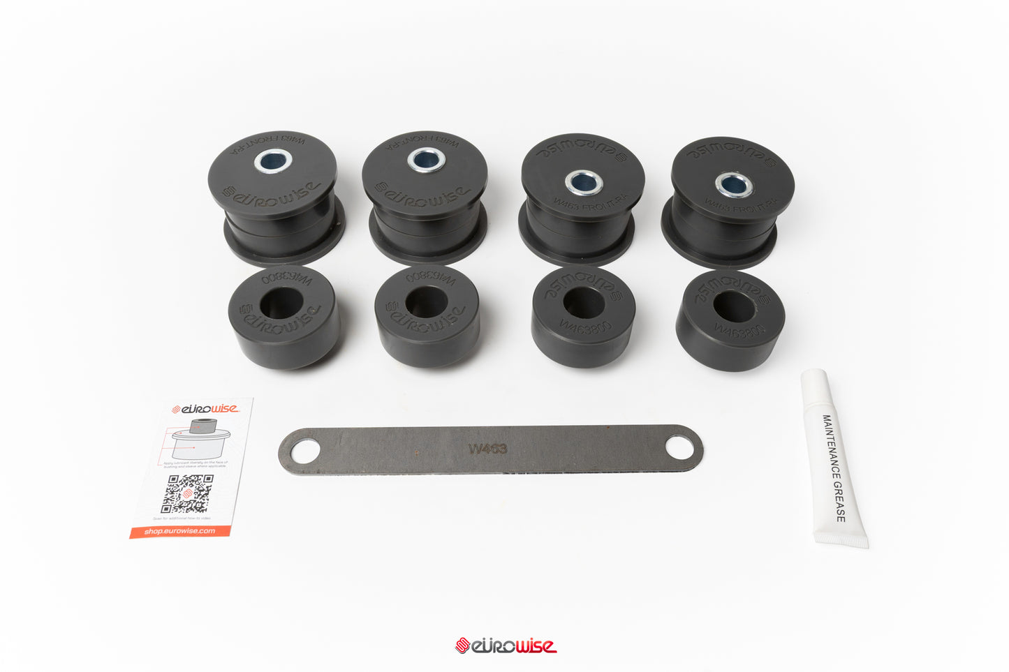 POLYURETHANE CASTER CORRECTION RADIUS ARM OFFSET BUSHINGS (FRONT) - G WAGEN - W463