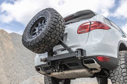 HITCH AXIS, HITCH MOUNTED SPARE TIRE SWING OUT CARRIER - CAYENNE/TOUAREG/Q7