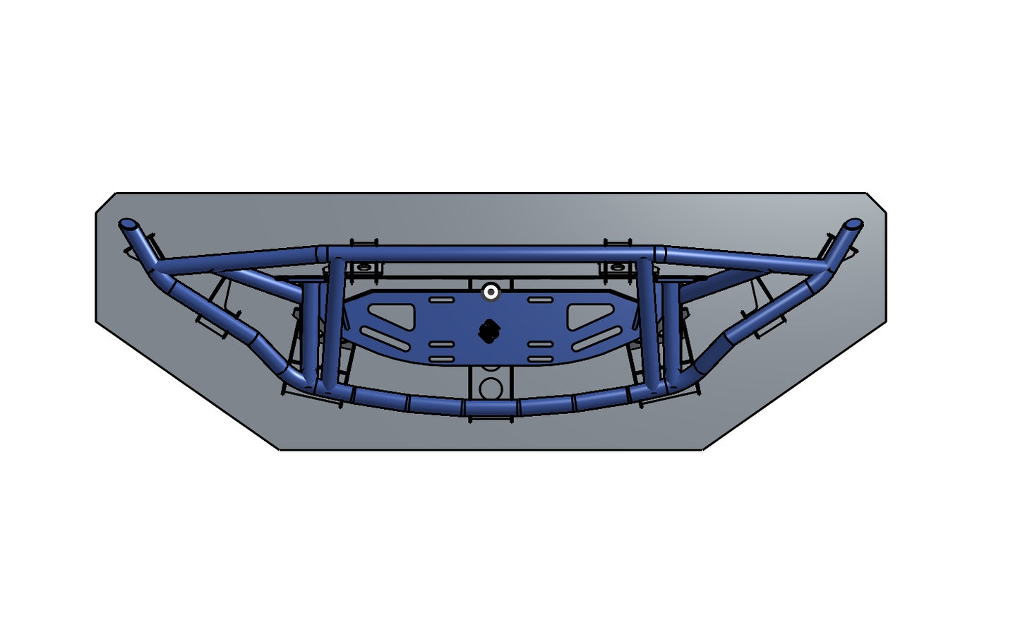 Gen 2: 958 Cayenne Tubular Front Bumper (2011-2016)